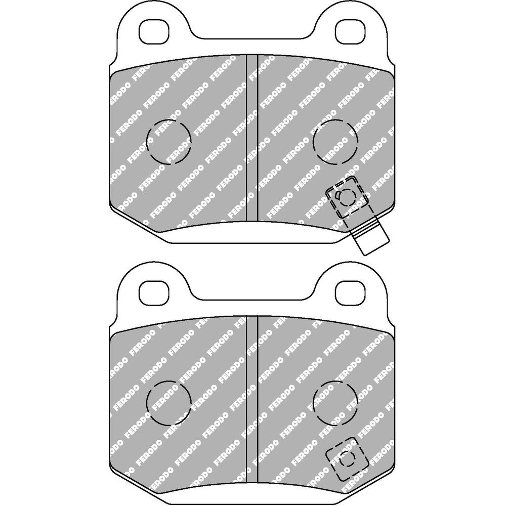 Ferodo DS Performance Brake Pads 76.8mm x 65.7mm FDS1562