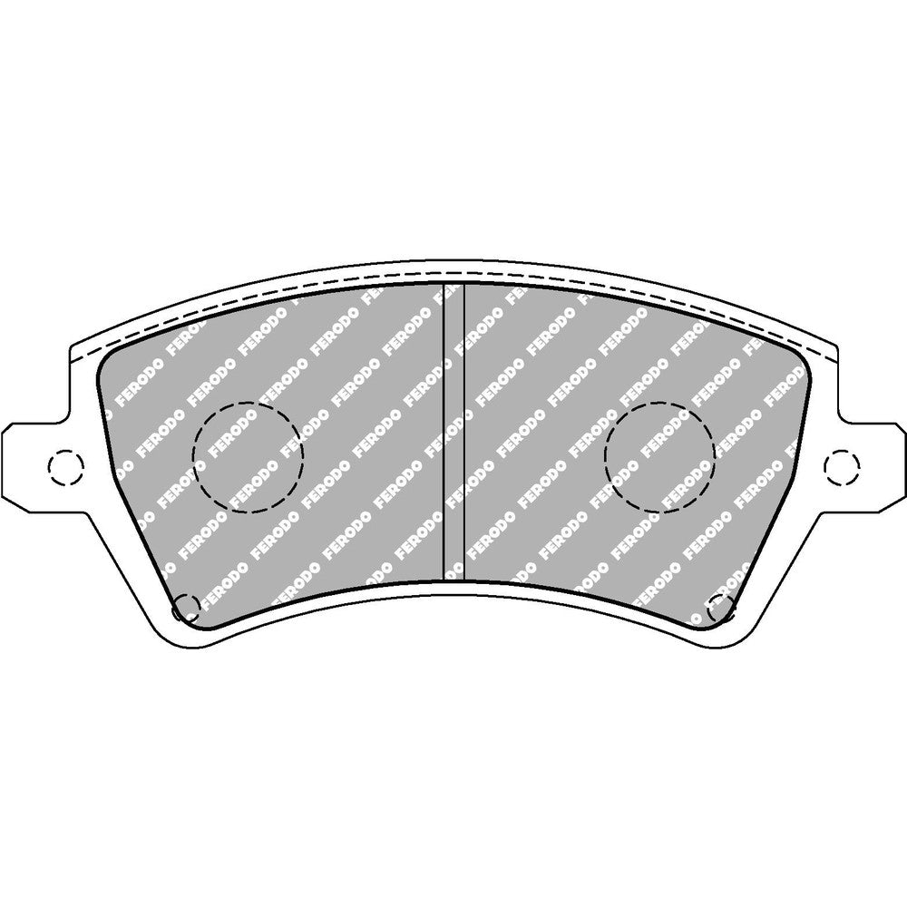Ferodo DS Performance Brake Pads 131.7mm x 56.6mm FDS1573 - Front