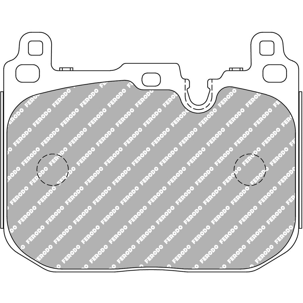 Ferodo DS Performance Brake Pads 114.5mm x 91.2mm FDS4611 - Front