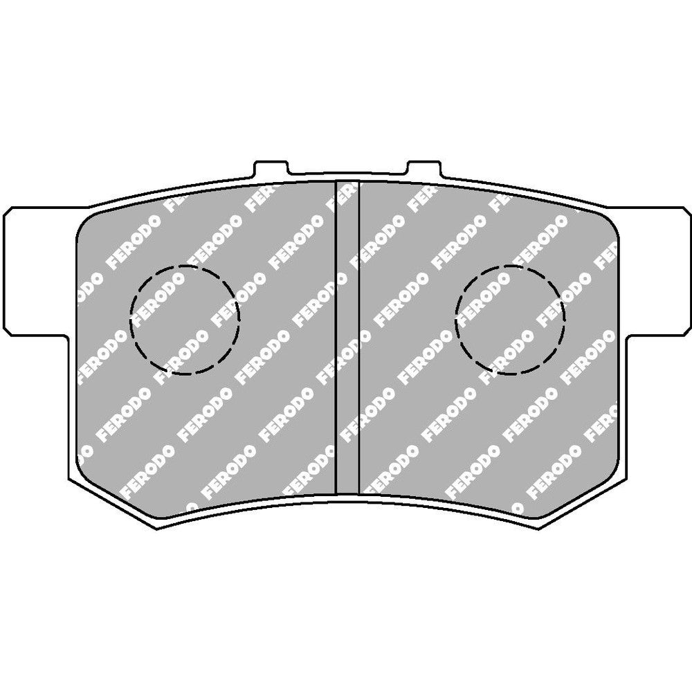 Ferodo DS Performance Brake Pads 88.8mm x 47.5mm FDS956 - Rear