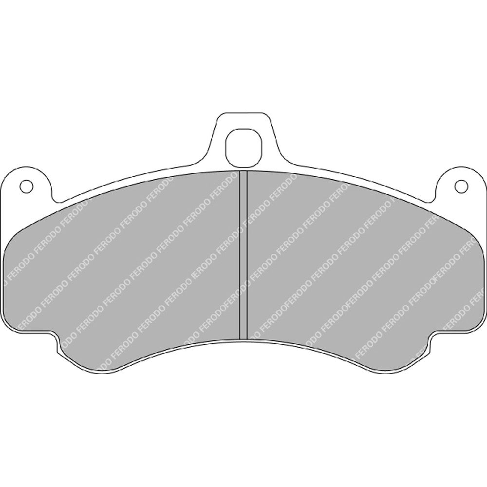 Ferodo DS3.12 Brake Pads 190.4mm x 101mm FRP3075G - Front