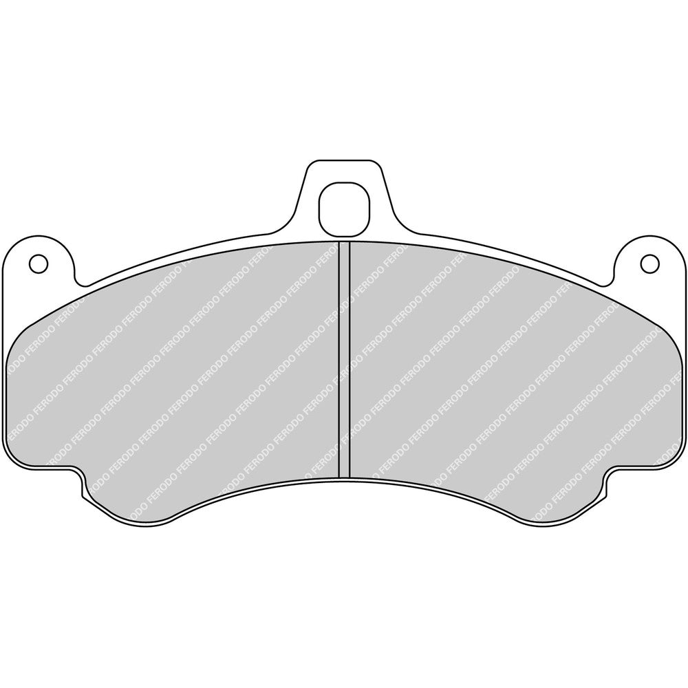 Ferodo DS1.11 Brake Pads 190.4mm x 101mm FRP3096W - Front