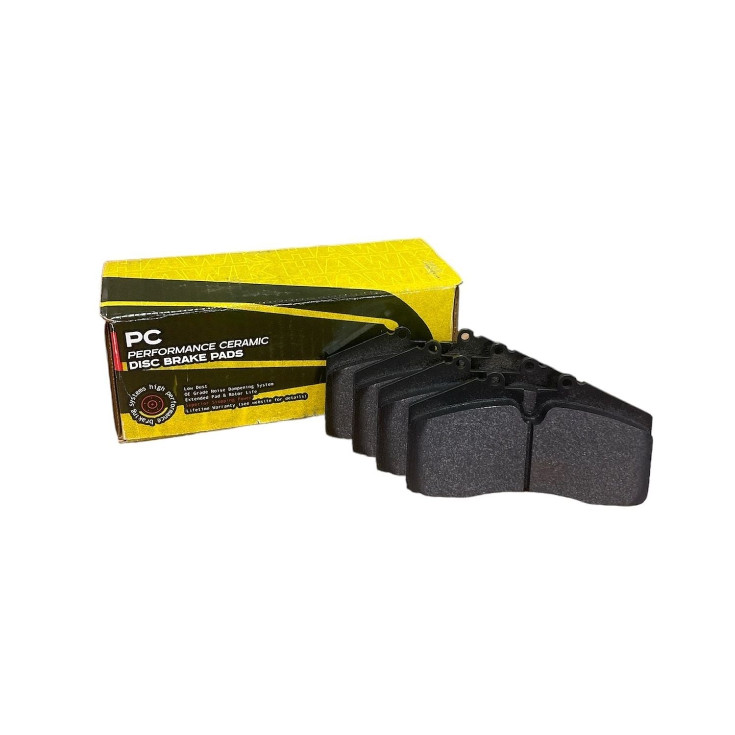 HAWK PC Brake Pads 132mm x 71mm HWK-HB141Z.650 - Front