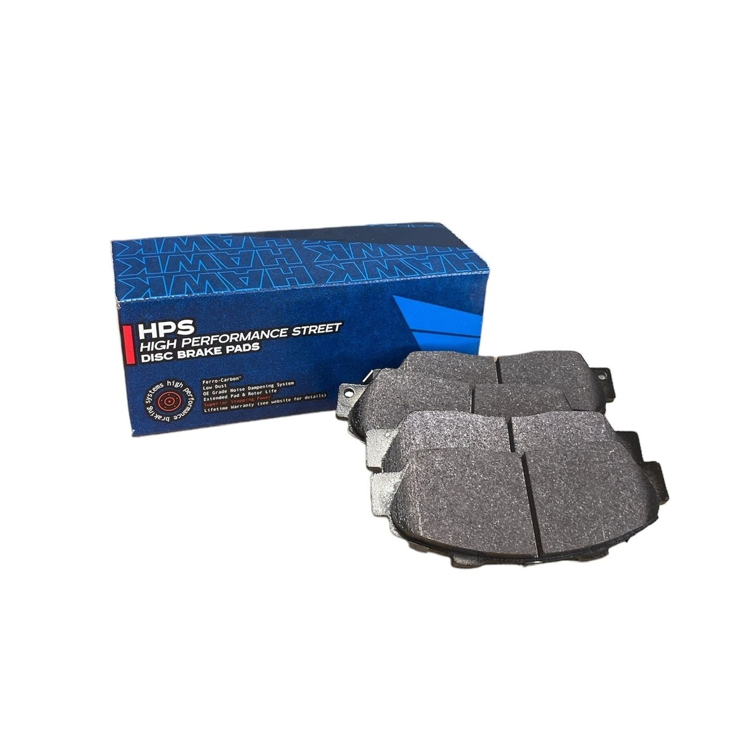 HAWK HPS Brake Pads 149mm x 58mm HWK-HB143F.680 - Front