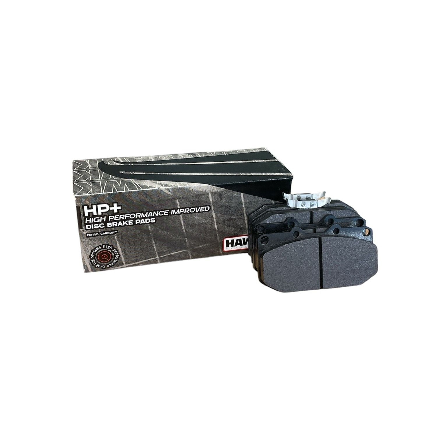 HAWK HP Plus Brake Pads 119mm x 74mm HWK-HB178N.564 - Front