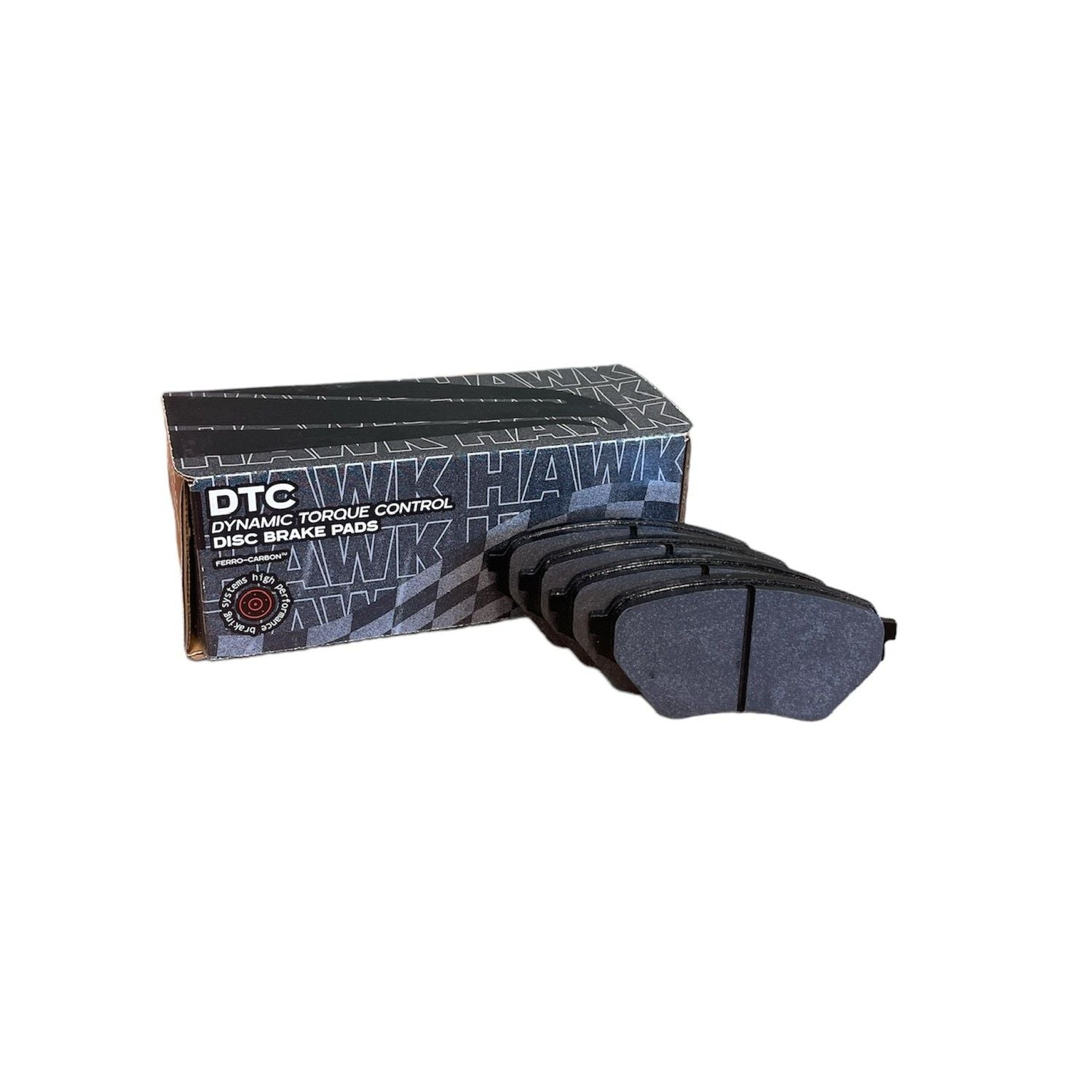 HAWK DTC 30 Brake Pads 123mm x 58mm HWK-HB431W.606 - Front