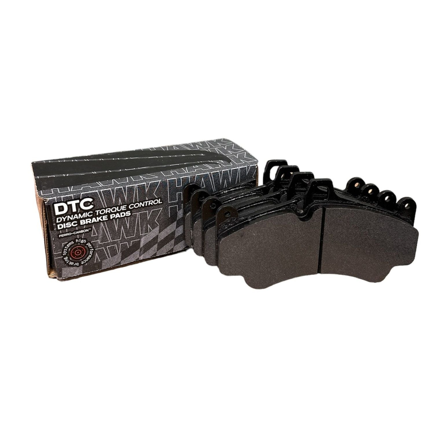 HAWK DTC 60 Brake Pads 190mm x 102mm HWK-HB483G.635 - Front