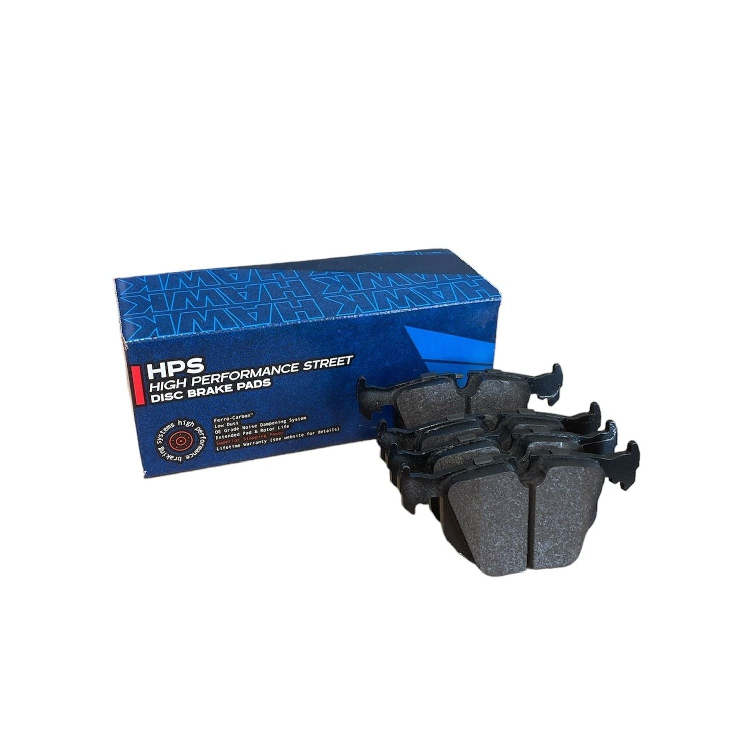 HAWK HPS Brake Pads 123mm x 59mm HWK-HB518F.642 - Rear