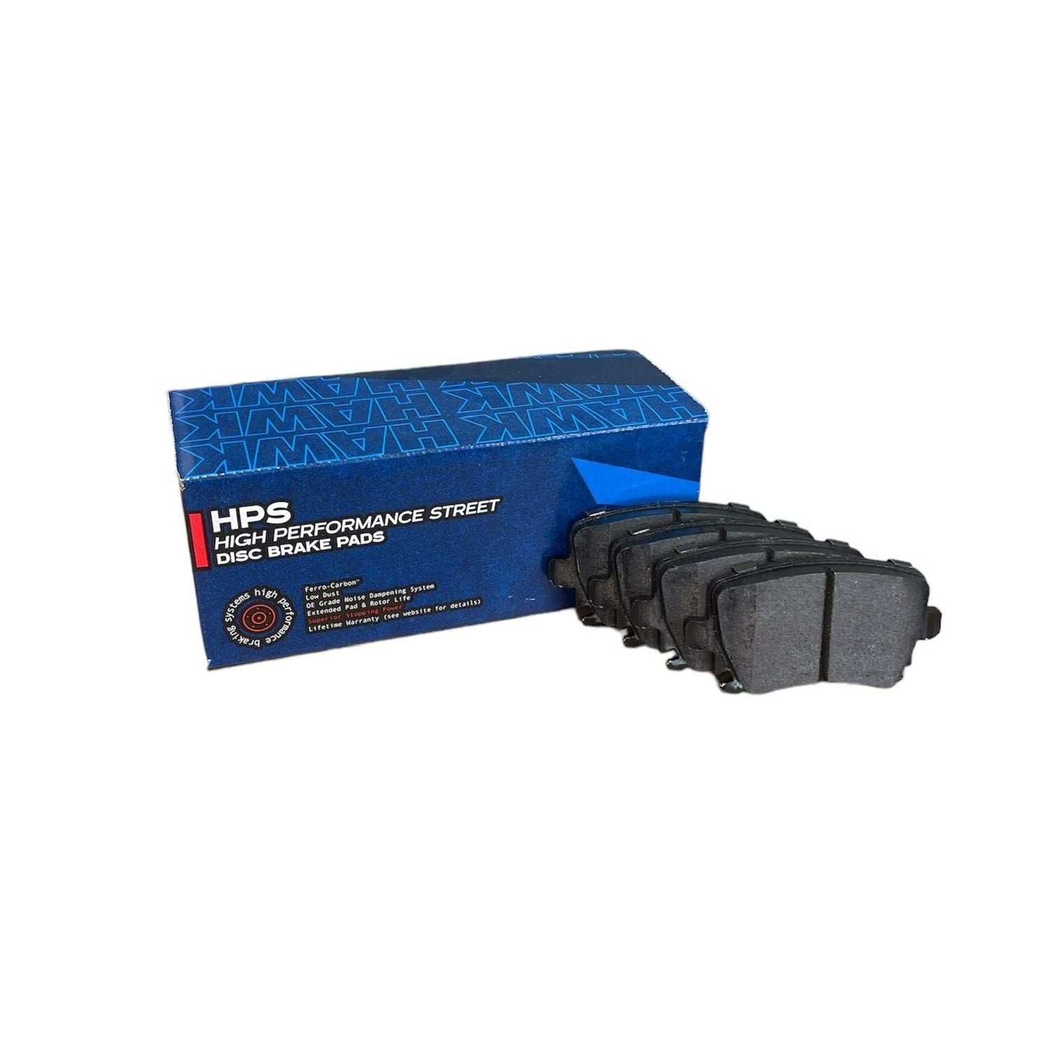 HAWK HPS Brake Pads 105mm x 56mm HWK-HB544F.628 - Rear