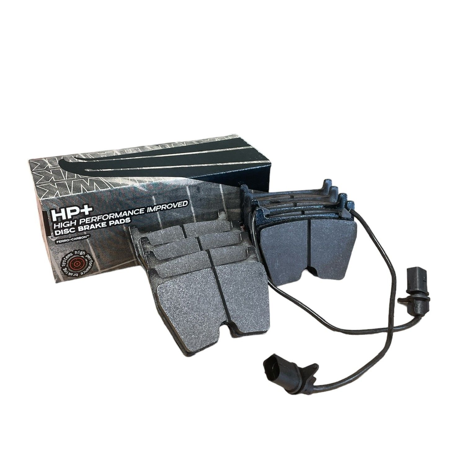HAWK HP Plus Brake Pads 97mm x 74mm HWK-HB609N.572 - Front