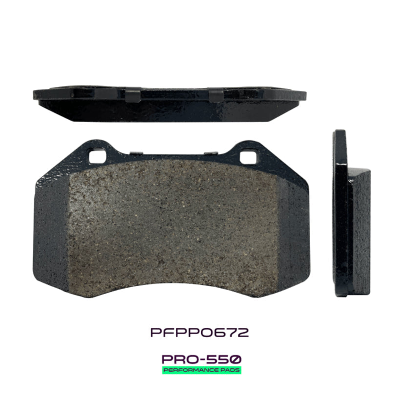 Probite PRO-550 Performance Brake Pads 125mm x 71mm PFPP0672 - Front