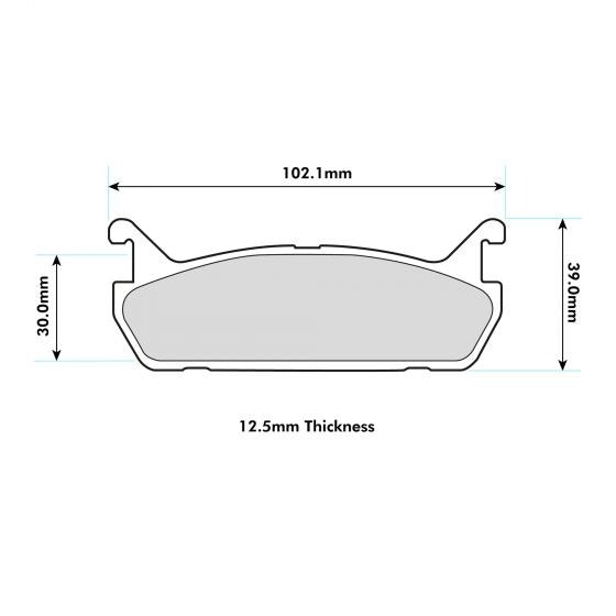 PBS ProRace Brake Pads 1180PR - Rear