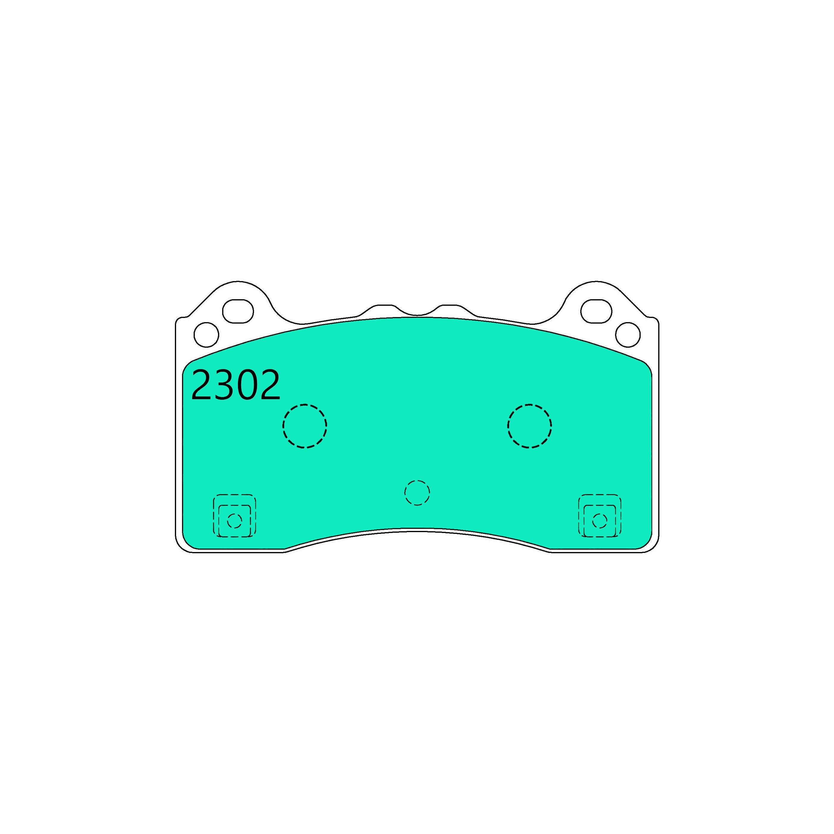 PBS ProComp S1 Brake Pads 2302PCS1 - Front