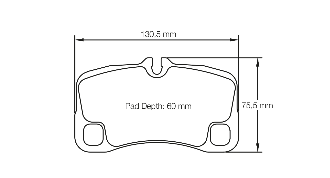PAGID RSL 29 Brake Pads 130.5mm x 75.5mm E8008R2901 - Rear