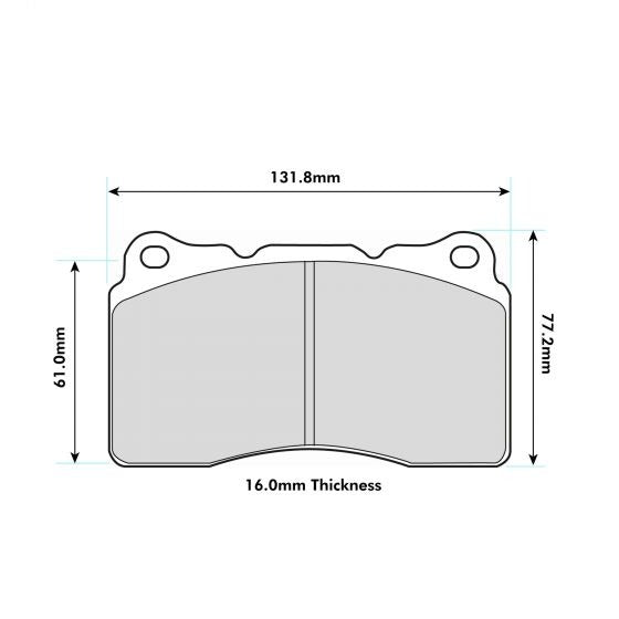 PBS ProComp S1 Brake Pads 8017PCS1 - Front