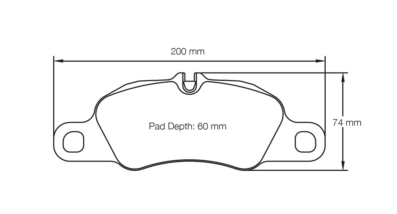 PAGID RSL 29 Brake Pads 200mm x 74mm E8074R2901 - Front