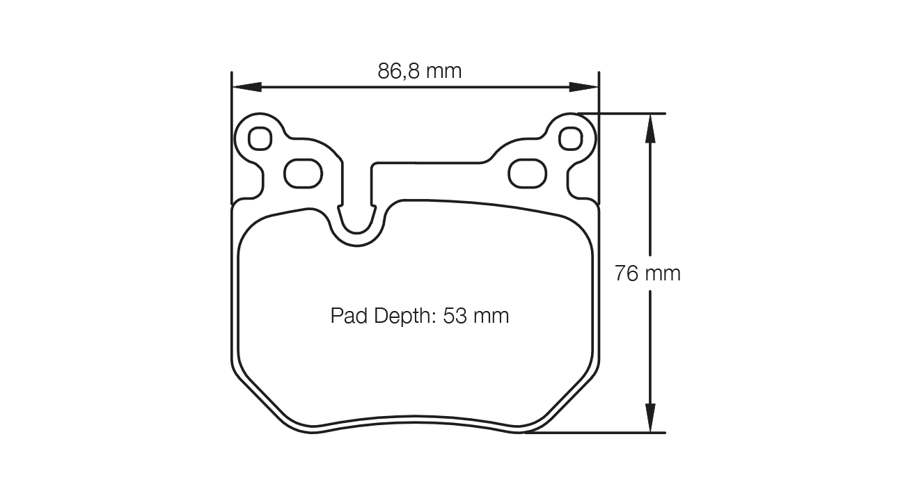 PAGID RSL 29 Brake Pads 86.8mm x 76mm E8085R2901 - Rear