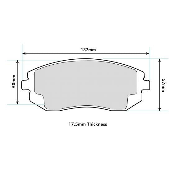 PBS ProTrack Brake Pads 8222PT - Front