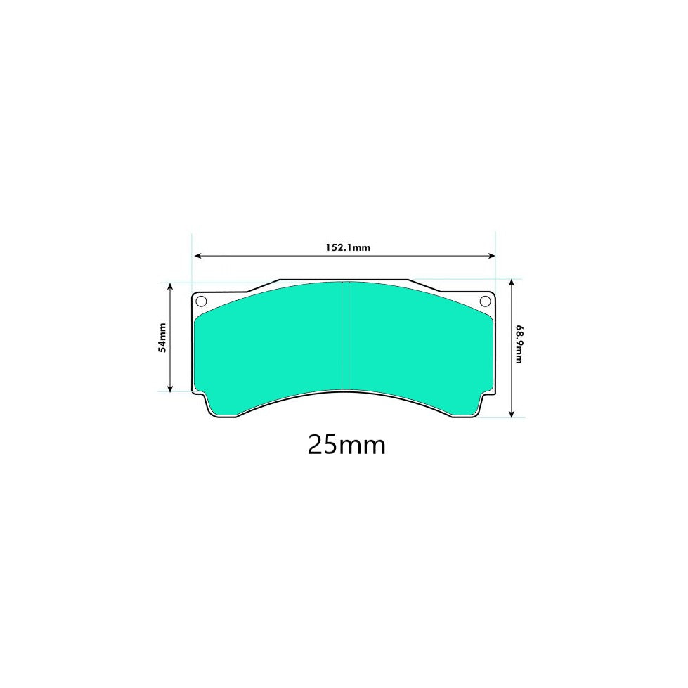 PBS ProComp E2 Brake Pads 8448PC25E2