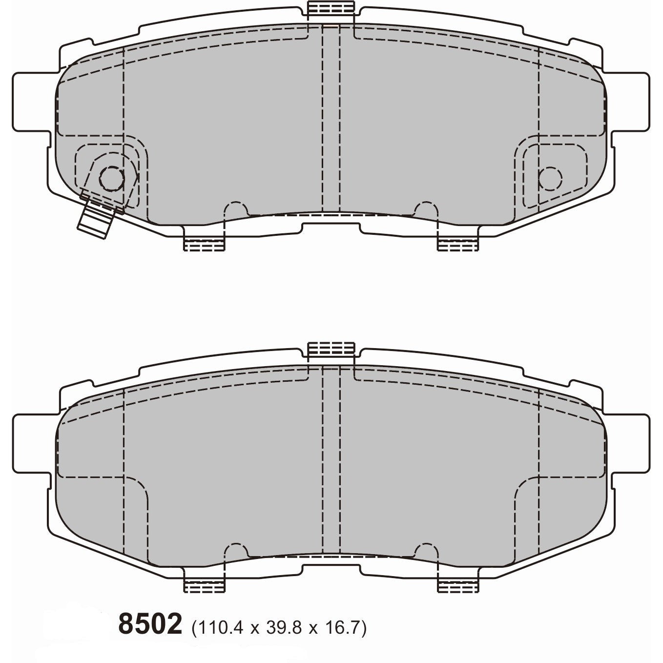 PBS ProRace Brake Pads 8502PR - Rear