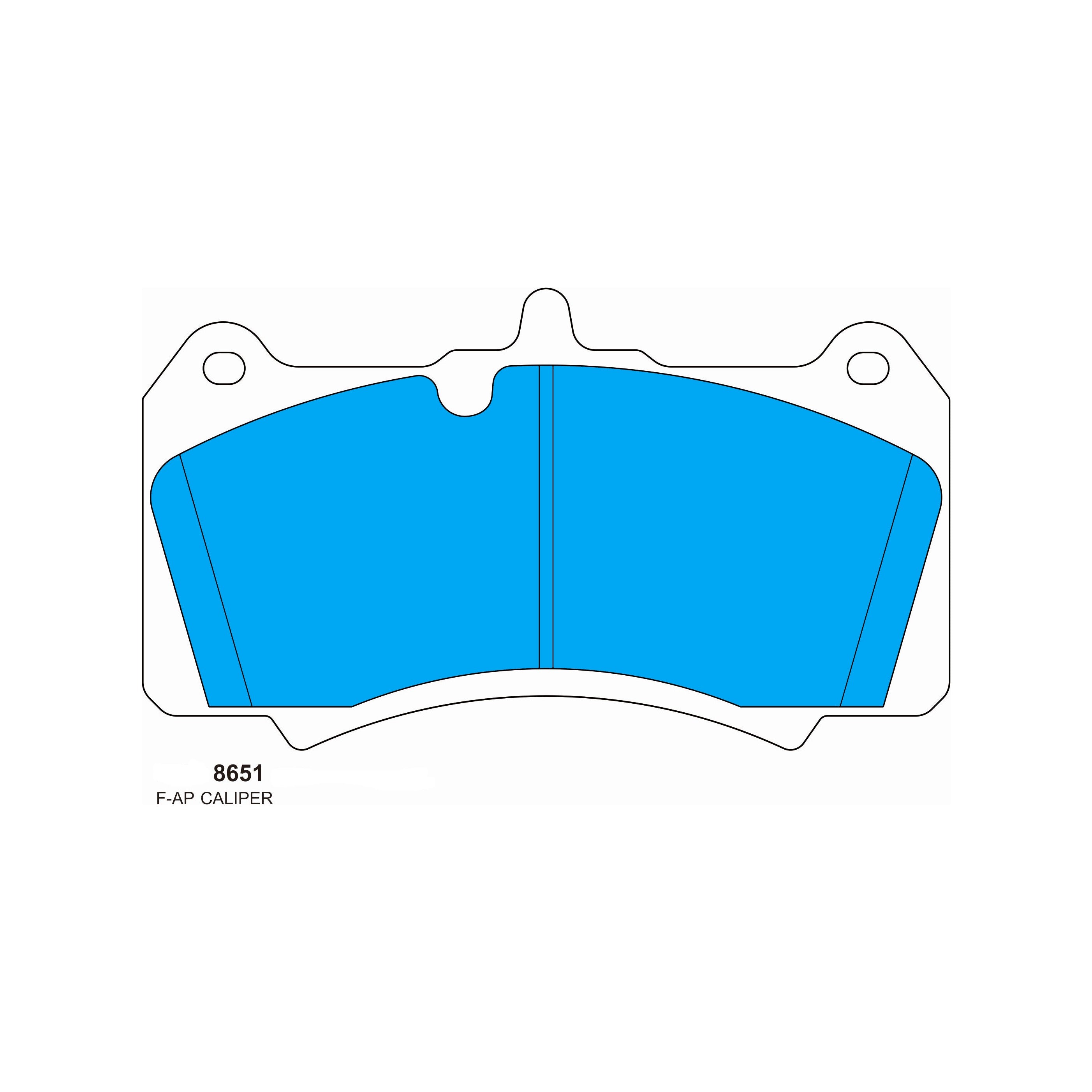 PBS ProRace Brake Pads 8651PR
