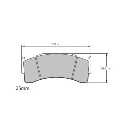 PBS ProComp S2 Brake Pads 8795PC25S2