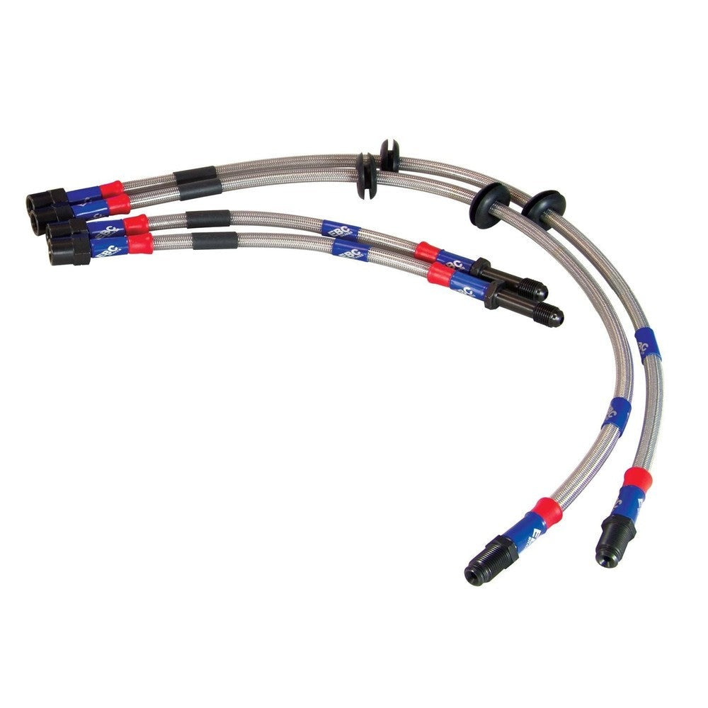 EBC Braided Steel Brake Lines - BLA1015-6L - Front & Rear