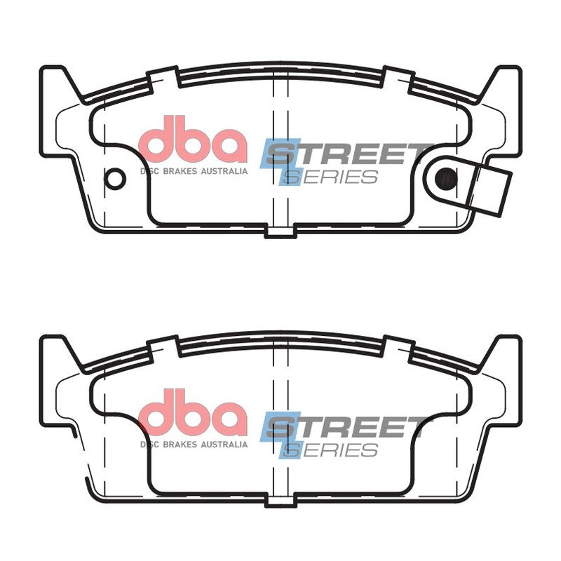 DBA Street Series Ceramic Brake Pads 98.9mm x 34.8mm DB1144SS - Rear