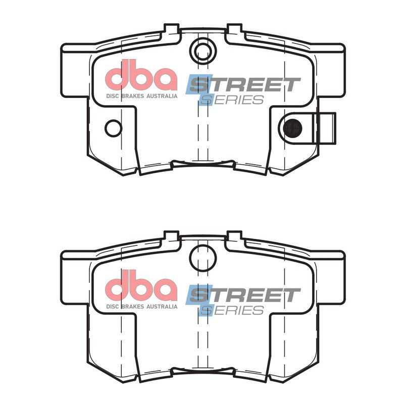 DBA Street Series Ceramic Brake Pads 88.8mm x 47.6mm DB1265SS - Rear