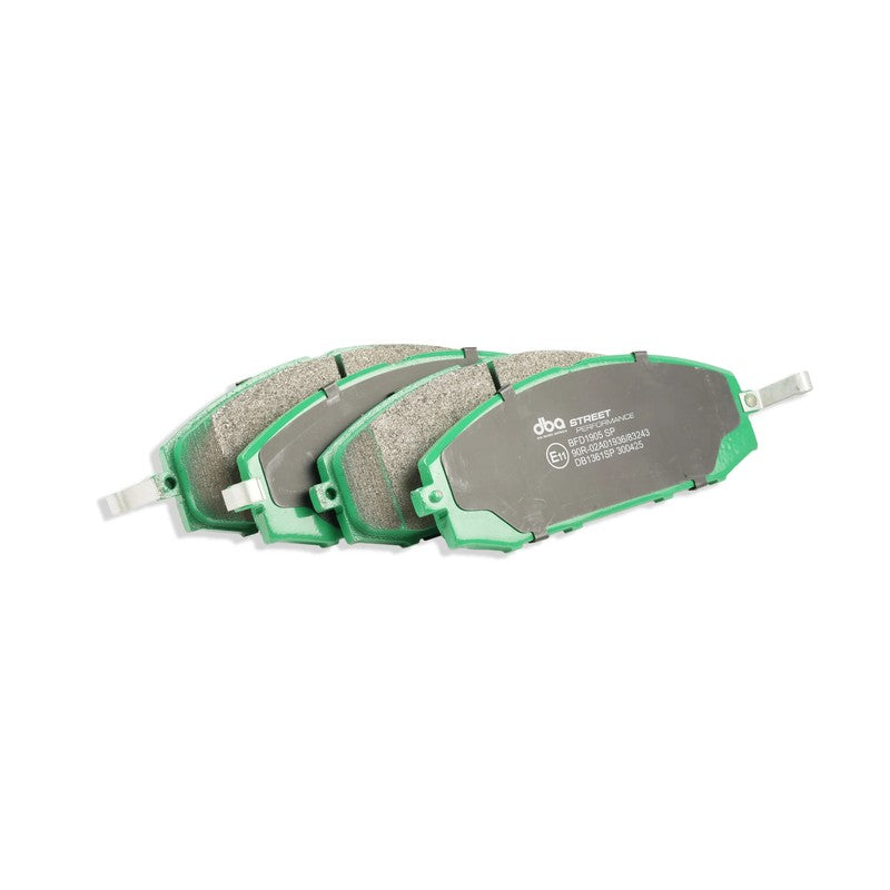 DBA Street Performance Brake Pads 165.8mm x 61.6mm DB1361SP - Front