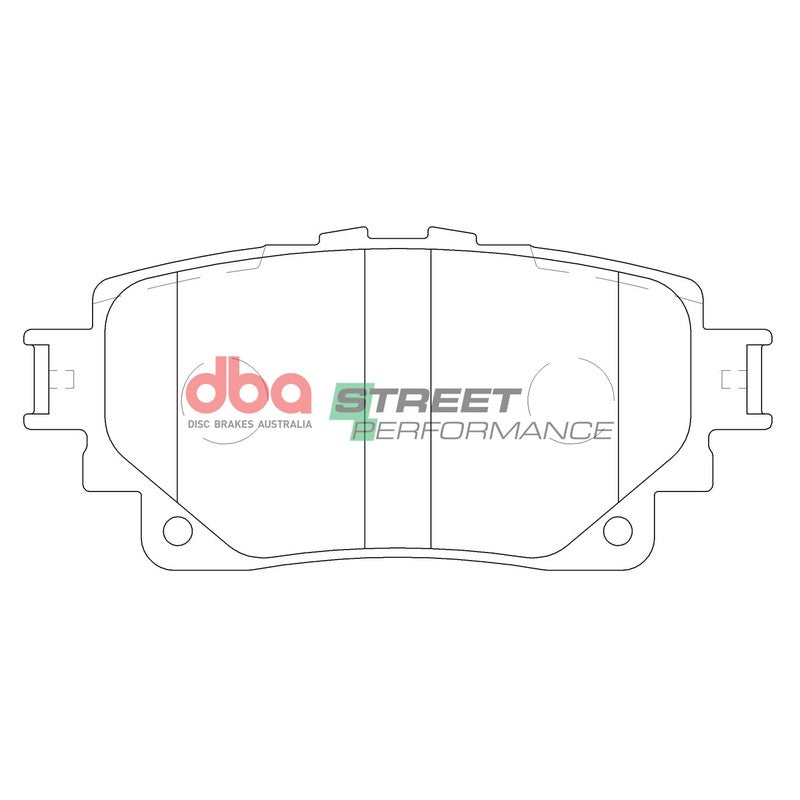DBA Street Performance Brake Pads 103.7mm x 47.6mm DB15068SP - Rear