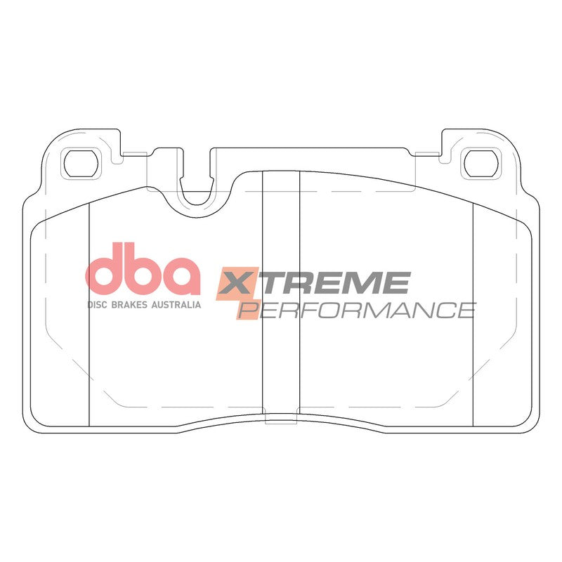 DBA Xtreme Performance Brake Pads 131.8mm x 77.5mm DB15111XP - Front