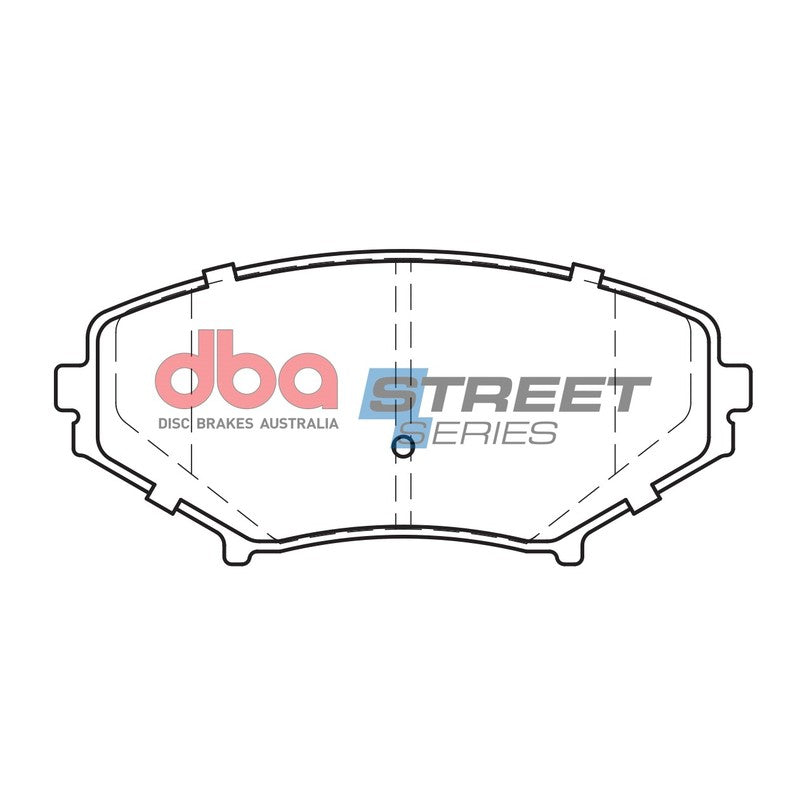 DBA Street Series Ceramic Brake Pads 137.8mm x 62.1mm DB1513SS - Front