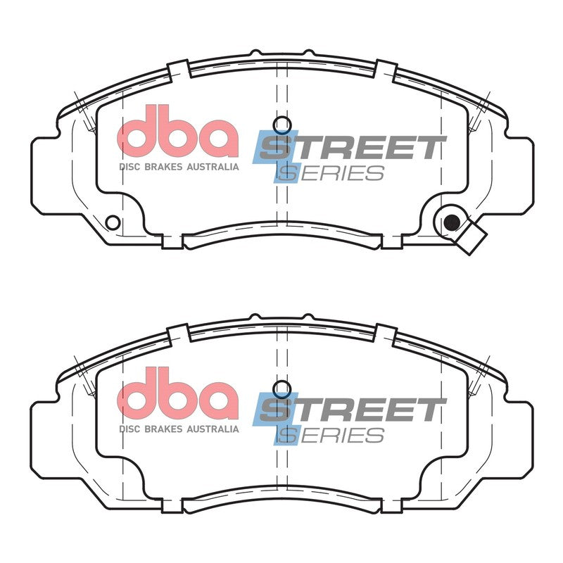 DBA Street Series Ceramic Brake Pads 148.8mm x 59.0mm DB1515SS - Front
