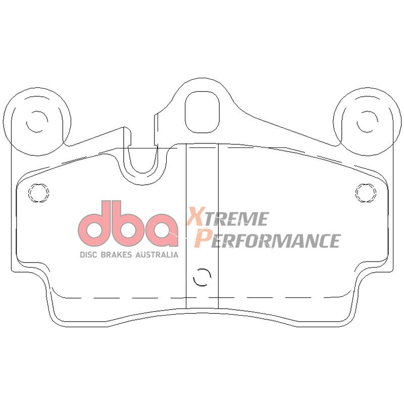 DBA Xtreme Performance Brake Pads 112.1mm x 73.1mm DB1677XP - Rear