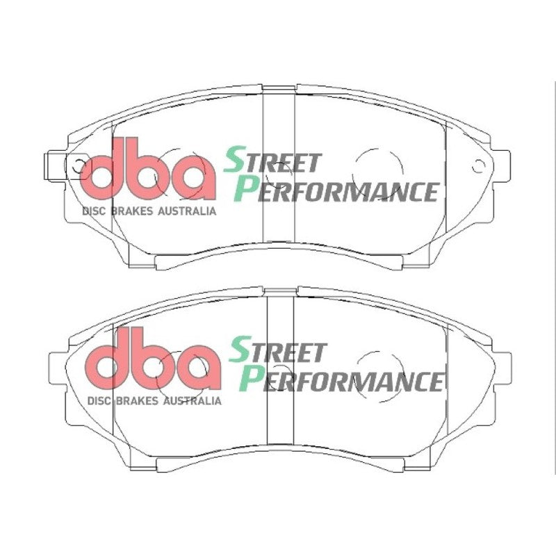 DBA Street Performance Brake Pads 145.1mm x 58.5mm DB1681SP - Front