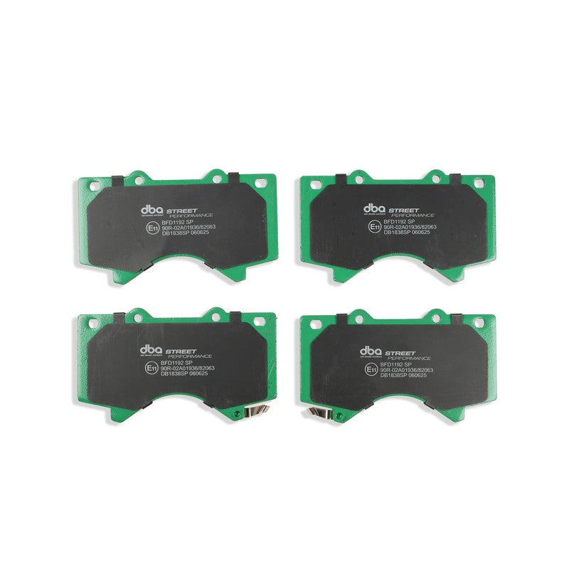 DBA Street Performance Brake Pads 143.6mm x 83mm DB1838SP - Front