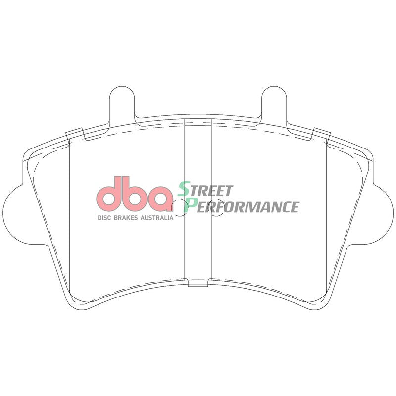 DBA Street Performance Brake Pads 138.7mm x 79.5mm DB1963SP - Front