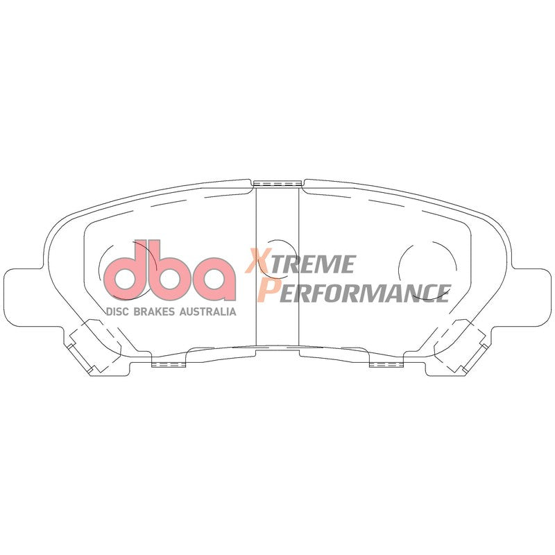 DBA Xtreme Performance Brake Pads 113.2mm x 40.8mm DB2005XP - Rear