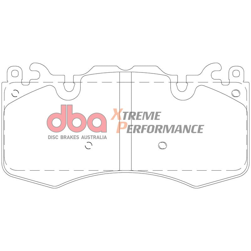 DBA Xtreme Performance Brake Pads 189.6mm x 96mm DB2204XP - Front