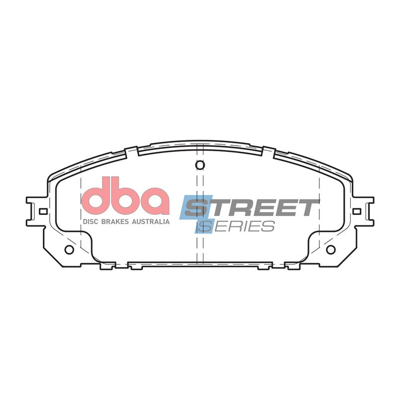 DBA Street Series Ceramic Brake Pads 167.1mm x 62.0mm DB2337SS - Front