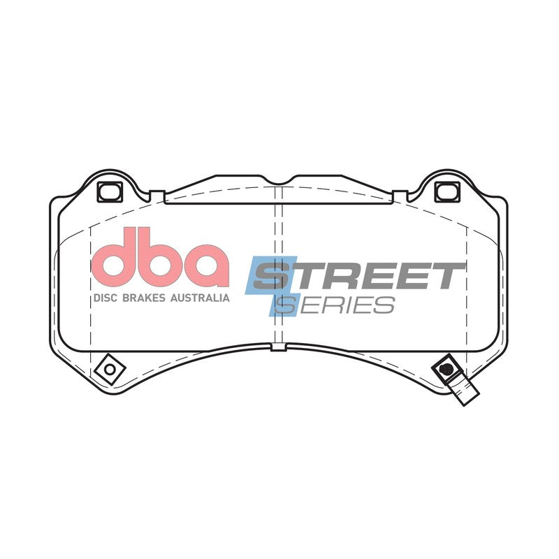 DBA Street Series Ceramic Brake Pads 189.7mm x 93.0mm DB2375SS - Front