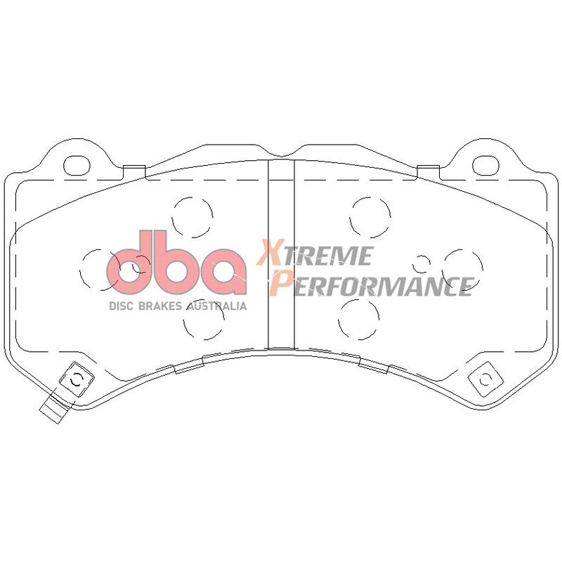 DBA Xtreme Performance Brake Pads 189.8mm x 93.1mm DB2375XP - Front