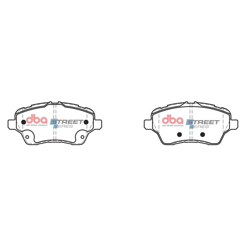 DBA Street Series Ceramic Brake Pads 131.7mm x 60.3mm DB2382SS - Front