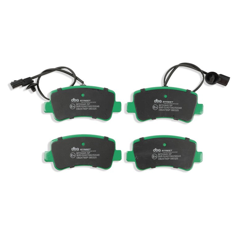 DBA Street Performance Brake Pads 128.5mm x 59.4mm DB2478SP - Rear