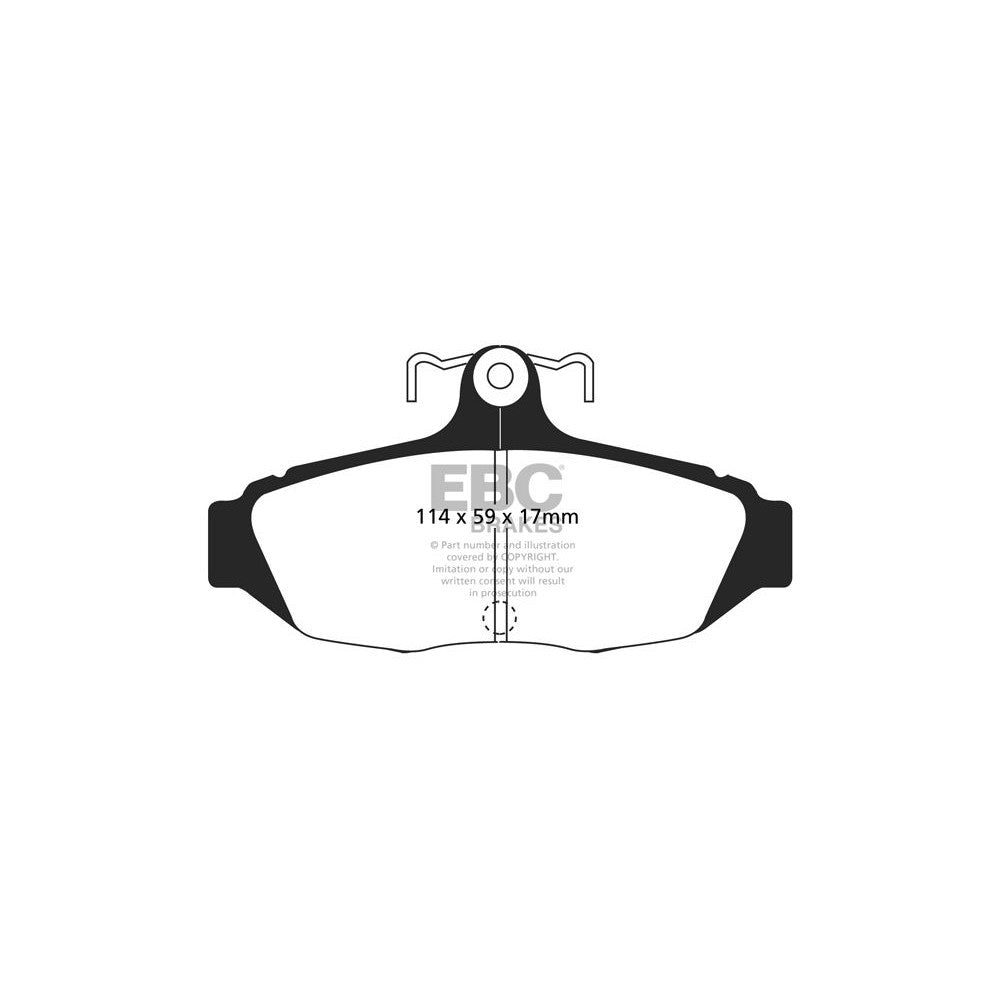 EBC Ultimax Brake Pads 114mm x 59mm DP1172 - Rear