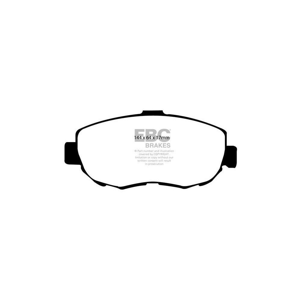 EBC Redstuff Brake Pads 144mm x 64mm DP31223C - Front