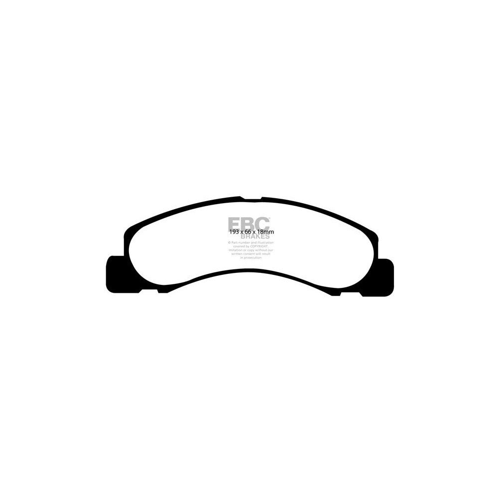 EBC Greenstuff 6000 Brake Pads 193mm x 66mm DP61308 - Front