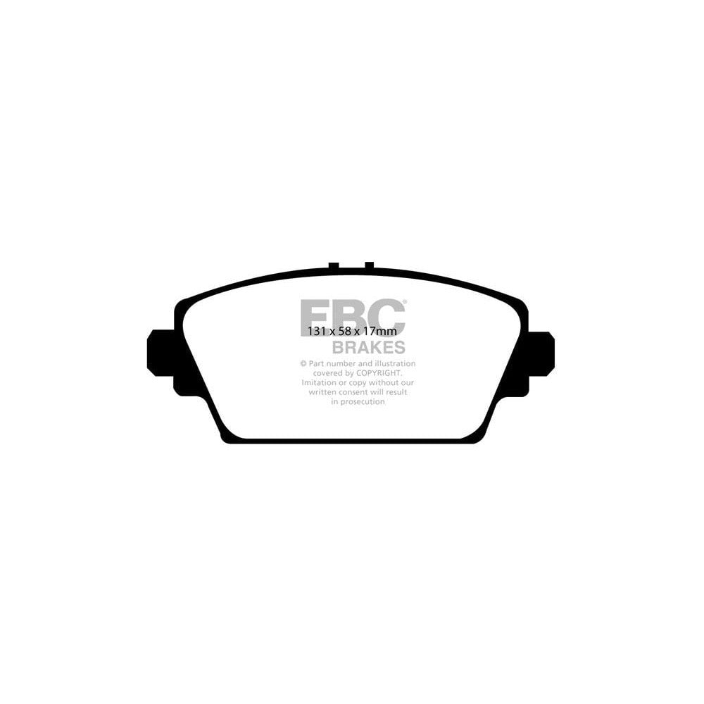 EBC Ultimax Brake Pads 131mm x 58mm DP1339 - Front