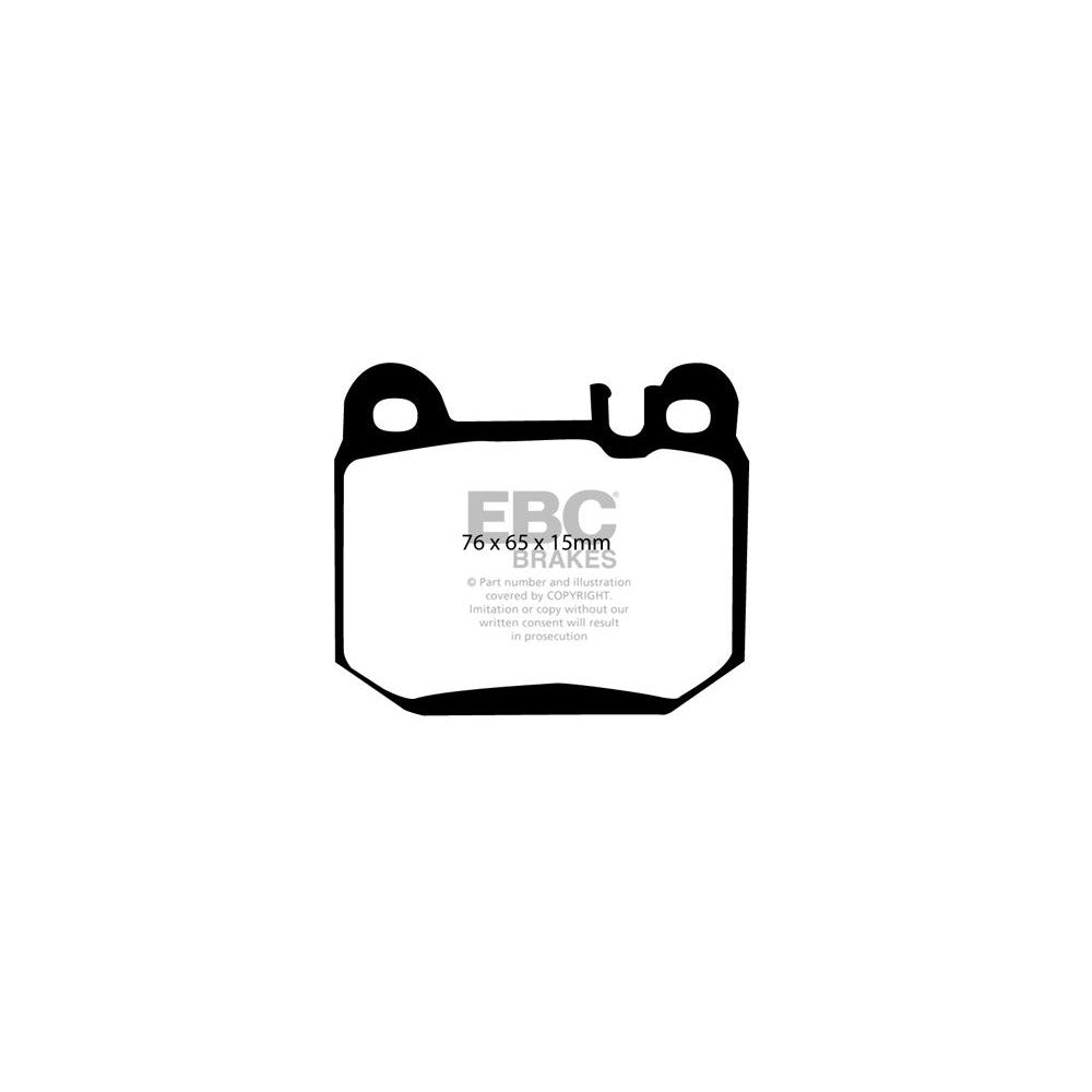 EBC Ultimax Brake Pads 76mm x 65mm DP1395 - Rear